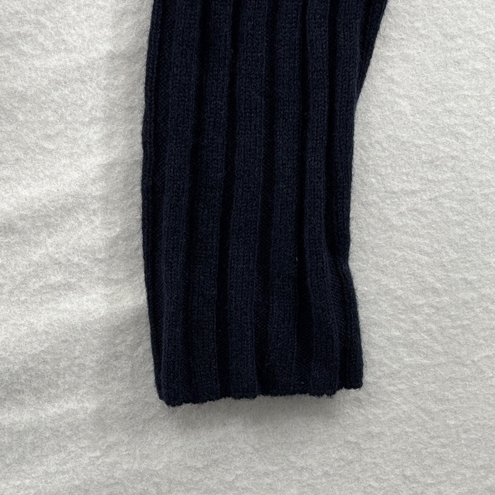 Morgane Le Fay Dark Blue Ribbed Cardigan - Size Large - Picture 3 of 12